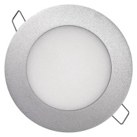 LED podhledové svítidlo PROFI stříbrné, 12 cm, 6 W, neutrální bílá