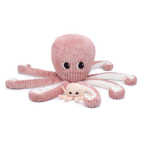 Les Déglingos Plyšová chobotnice - máma s miminkem barva: růžová