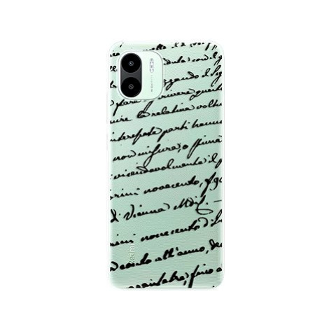 iSaprio Handwriting 01 pro black pro Xiaomi Redmi A1 / A2