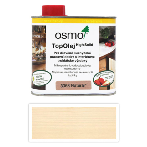 OSMO Top olej na nábytek a kuchyňské desky 0.5 l Přírodní 3068