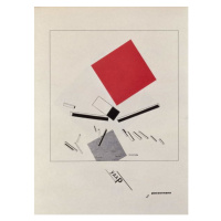 Obrazová reprodukce `Of Two Squares`, frontispiece design, 1920, Lissitzky, Eliezer (El) Markowi