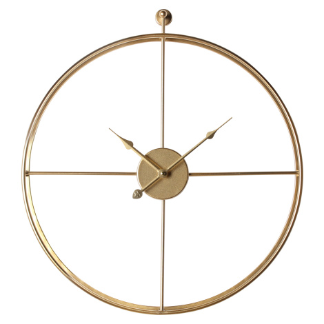 Nástěnné hodiny ENCORE zlatá Ø 51 cm Mybesthome