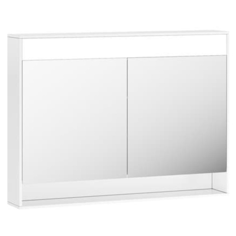 Zrcadlo s poličkou Ravak Step 100x74 cm bílá X000001421