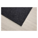 Vopi koberce Kusový koberec Quick step antracit čtverec - 100x100 cm