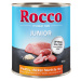 Rocco Junior 24 x 800 g - Drůbeží s kuřecími srdci a rýží