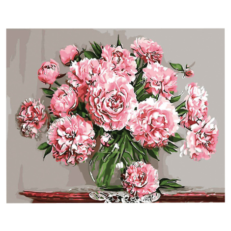 Centrum Malování podle čísel Růžová kytice 40 x 50 cm