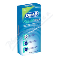 Oral-B SuperFloss dentální nit pásky 50m