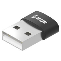 AlzaPower USB-A (M) to USB-C (F) 2.0 černý
