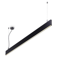 LED Závěsné svítidlo Ideal Lux LINUS SP BK 4000K 268217 34W 3850lm 4000K IP20 120cm černé stmíva