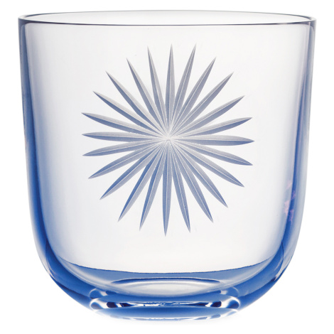 Rückl designové sklenice na vodu Pink Collection Crystal Glass Blue
