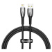 Kabel USB-Lightning Baseus Glimmer, 2,4 A, 1 m (černý)