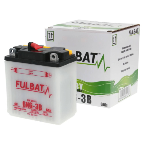 Baterie Fulbat 6V 6N6-3B, včetně kyseliny FB550518
