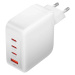 Nabíječka Vention, Wall charger, FEIW0-EU,  3xUSB-C, USB- A, 140W/140W/30W/18W, GaN (white)