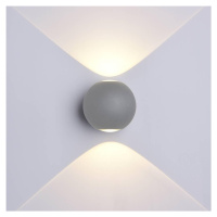 LED Wall Light kruhové Grey Body