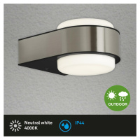 BRILONER LED venkovní svítidlo 14,4 cm 6,5W 650lm nerez ocel BRILO 3035-012