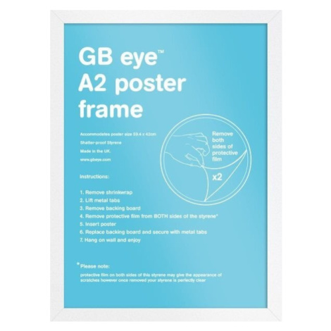 Rám na plakát - A2, bílá (42x59.4) - FMA2A1WH GB Eye