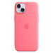 Apple iPhone 15 Plus Silikonový kryt s MagSafe růžový MWNE3ZM/A Růžová