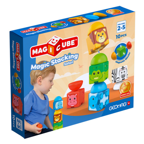 Geomag Magicube Safari magnetická stavebnice 10 dílků