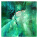 Ilustrace moody blue in green, Annette Schmucker, 40 × 40 cm