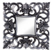 Závěsné zrcadlo ALAS Dekorhome Stříbrná