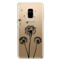 iSaprio Three Dandelions - black pro Samsung Galaxy A8 2018