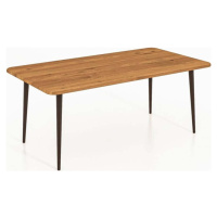 Konferenční stolek z dubového dřeva v přírodní barvě 90x90 cm Kula – The Beds
