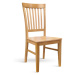 Jídelní dřevěná židle MORA – masiv dub, nosnost 150 kg