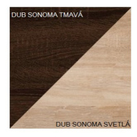 ArtCross předsíň 4 Barva: Dub sonoma tmavá / dub sonoma světlá