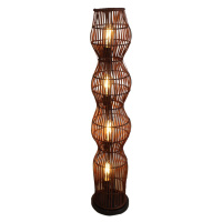 Eco-Light Bambusová stojací lampa, hnědá