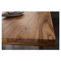 LuxD Designový jídelní stůl Thunder 180 cm sheesham hnědý
