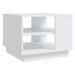 SHUMEE Konferenční stolek bílý 55 × 55 × 43 cm dřevotříska, 810289
