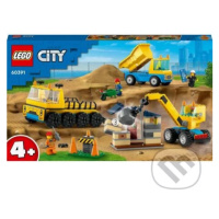 LEGO® City 60391 Stavebná dodávka a demolačný žeriav - hra z kategorie City