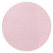 Hanse Home Collection koberce Kusový koberec Fancy 103010 Rosa - sv. růžový kruh - 200x200 (prům