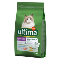 Ultima Feline Sterilized Hairball s pstruhem - 1,5 kg