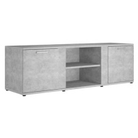 TV stolek betonově šedý 120x34x37 cm dřevotříska