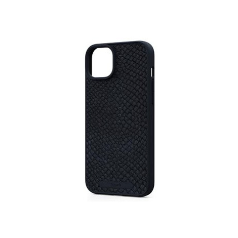 Njord Salmon Leather Magsafe Case for iPhone 15 Plus Black