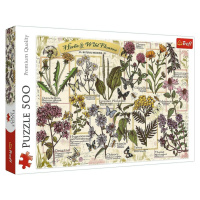 Trefl Puzzle 500 - Herbář: Léčivé byliny