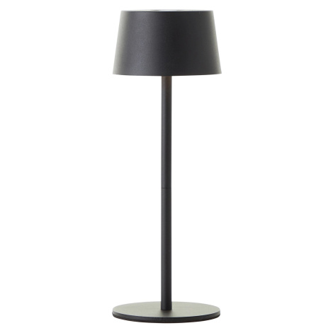 Brilliant Dobíjecí stolní lampa Jona 2 W, 170 lm, 3000 K, černá pr. 9 x 25 cm