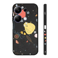 TopQ Kryt Design Xiaomi Redmi Note 13 Pro Kočička černý 123294