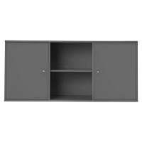 Antracitová nízká závěsná komoda 133x61 cm Mistral – Hammel Furniture