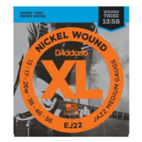 D'Addario EJ22 Nickel Wound Jazz Medium - .013 - .056