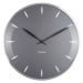 Designové nástěnné hodiny Karlsson KA5761GY 40cm