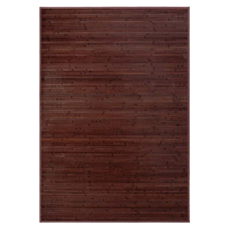Tmavě hnědý bambusový koberec 140x200 cm – Casa Selección