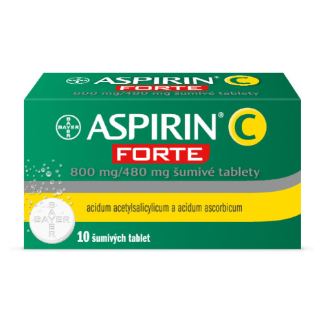 ASPIRIN C FORTE 800MG/480MG TBL EFF 10 Bayer