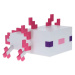 Minecraft Světlo - Axolotl Bílá/růžová