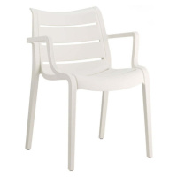 Plastová jídelní židle Suri bílá