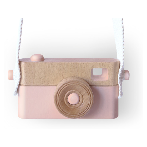 Dětský dřevěný fotoaparát PixFox růžový by Craffox