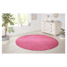 Hanse Home Collection koberce Kusový koberec Nasty 101147 Pink kruh - 200x200 (průměr) kruh cm