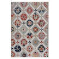 Šedý venkovní koberec 290x200 cm Flora - Flair Rugs