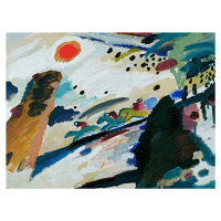 Obrazová reprodukce Romantic Landscape - Wassily Kandinsky, (40 x 30 cm)